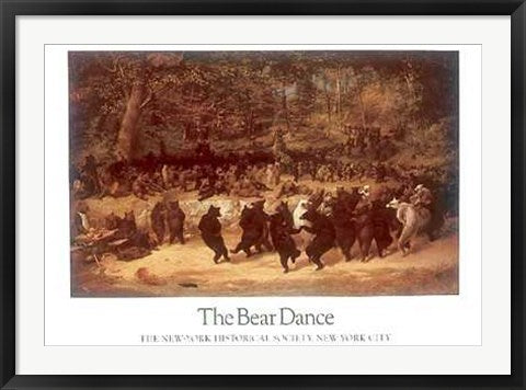Framed The Bear Dance by William Holbrook Beard | 27 x 36