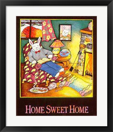 Framed Home Sweet Home by Nancy Carlson | 24 x 18