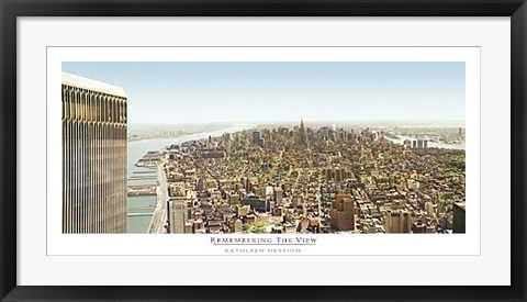 Framed Remembering the View by Kathleen Hession | 16 1/2 x 33