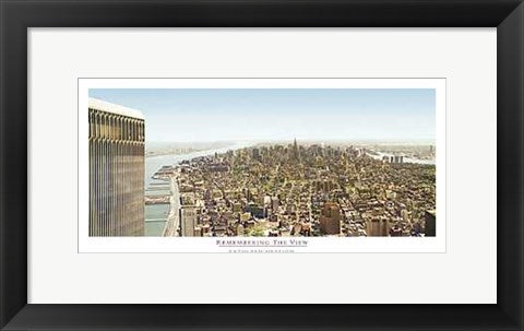 Framed Art Remembering the View (small) by Kathleen Hession | 8 1/2 x 16 1/2 A...