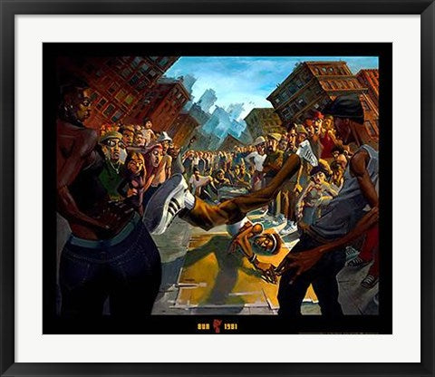 Framed Art 1981 by Justin Bua | 25 ¼ x 29 ¾