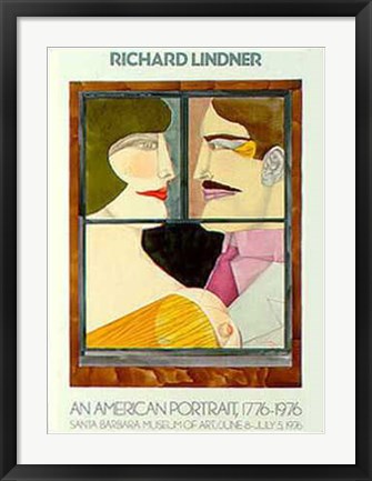 Framed An American Portrait by Richard Lindner | 30 1/2 x 21 1/4