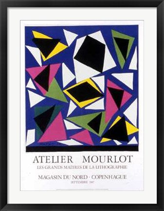 Framed L'Escargot by Henri Matisse | 30 x 22