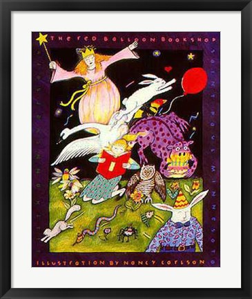 Framed The Red Balloon by Nancy Carlson | 27 3/8 x 22