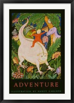 Framed Adventure by Nancy Carlson | 31 1/2 x 21 1/2