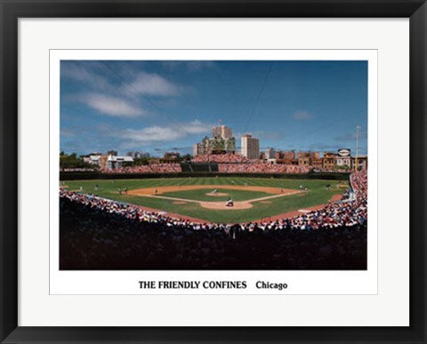 Framed Wrigley Field (The Friendly Confines) by Ira Rosen | 18 x 24