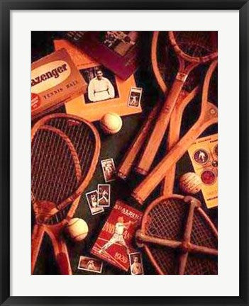 Framed Tennis by Michael Harrison | 28 x 22