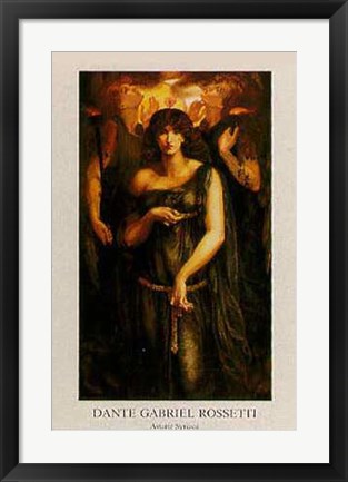 Framed Astarte Syriaca by Dante Gabriel Rossetti | 23 3/8 x 16 1/2