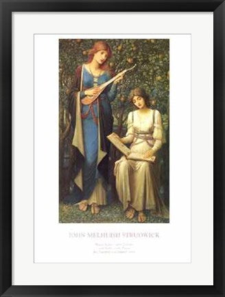 Framed When Apples Were Golden by John Melhuish Strudwick | 23 3/8 x 16 1/...