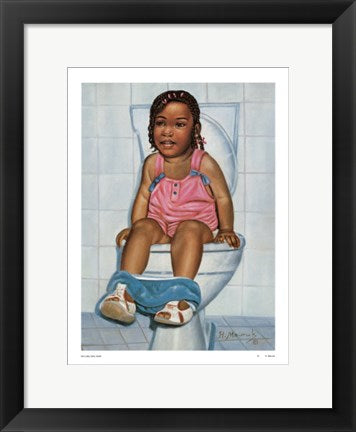 Framed Art I'm a Big Girl Now by Hulis Mavruk | 16 x 12