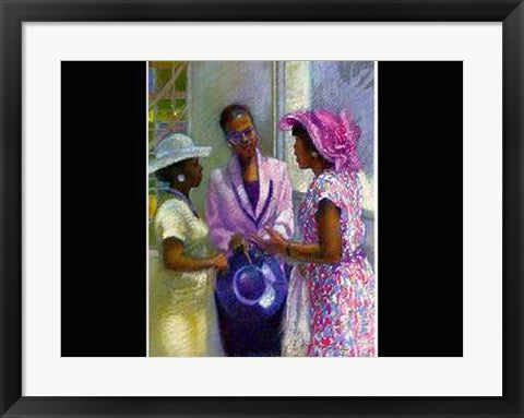 Framed Summer Hats by Brenda Joysmith | 24 x 18