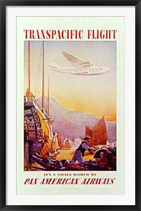 Framed China Clipper by Paul George Lawler | 36 x 24