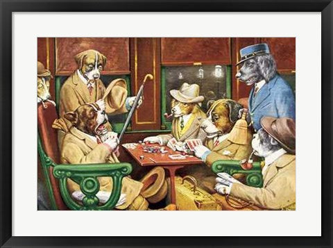 Framed His Station and Four Aces by C.M. Coolidge | 19 x 25