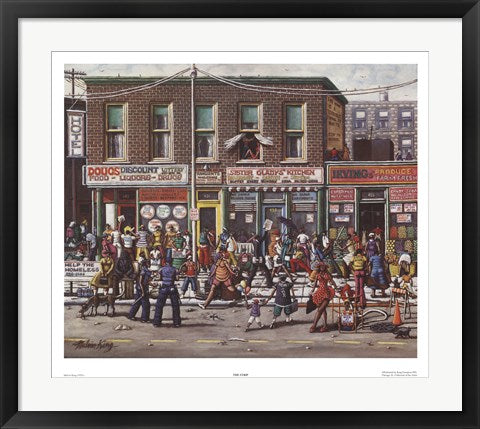 Framed The Strip by Melvin King | 22 5/8 x 26 1/4