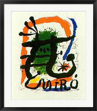 Framed XXE by Joan Miró | 34 x 24