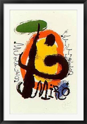 Framed Peintures by Joan Miró | 35 1/4 x 25