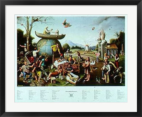Framed Proverbidioms II by Thomas E. Breitenbach | 22 x 28