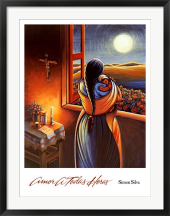 Framed Amora Todas Horas by Simon Silva | 32 1/2 x 24 1/2