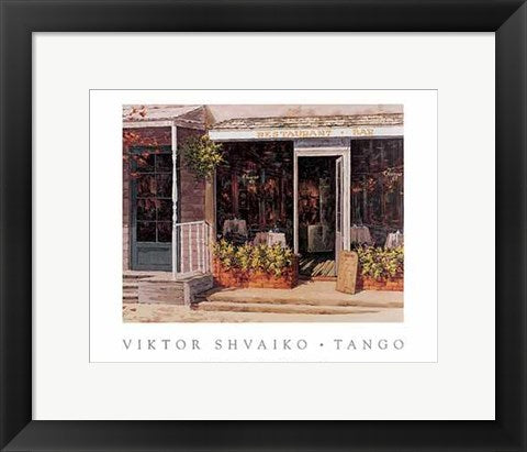 Framed Art Tango by Viktor Shvaiko | 11 x 14