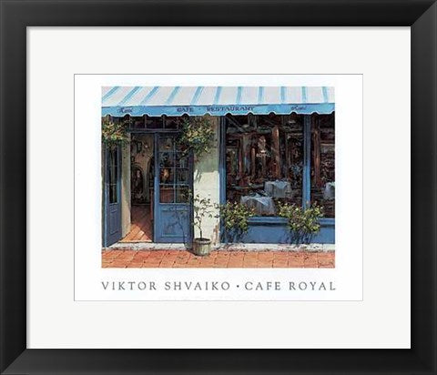 Framed Art Cafe Royal by Viktor Shvaiko | 11 x 14