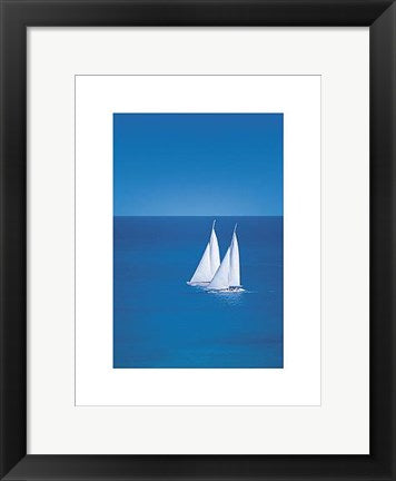 Framed Art Caribbean Voyage by Philip Coblentz | 15 3/4 x 11 7/8