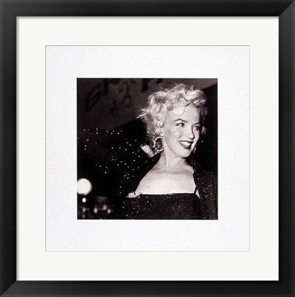 Framed Art Marilyn Monroe (Carefree) 15 ¾ x 15 ¾