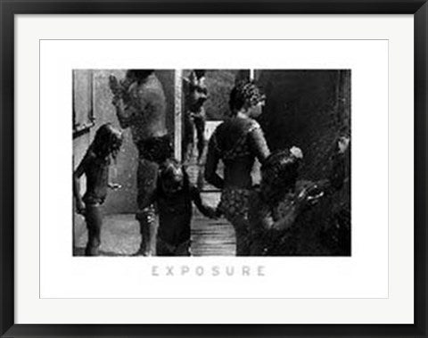 Framed Showering After the Sun by Martine Franck | 23 5/8 x 31 1/2