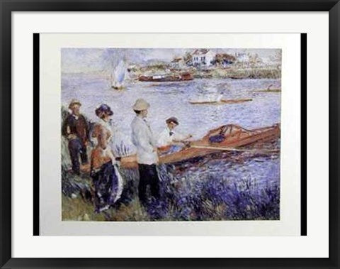 Framed Oarsmen at Chateau by Pierre-Auguste Renoir | 24 x 30