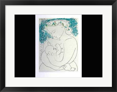 Framed Motherhood by Pablo Picasso | 26 x 20