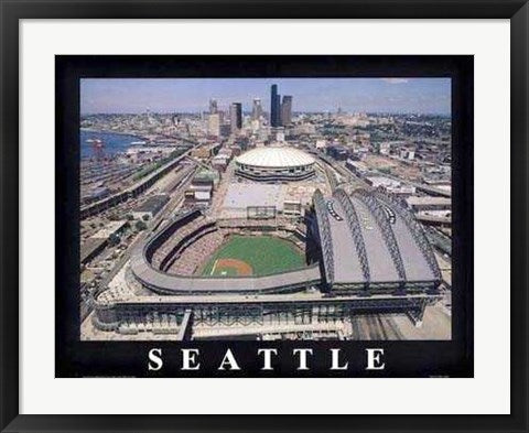 Framed Art Seattle, Washington - Safeco Field, 1999 by Mike Smith