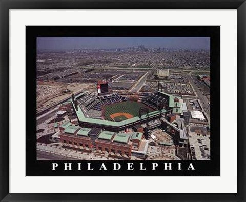 Framed Philadelphia, Pennsylvania - Citizens Bank Ballpark (Phillies) by M...
