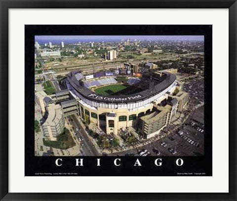 Framed Chicago, Illinois - White Sox at U.S. Cellular Field by Mike Smith