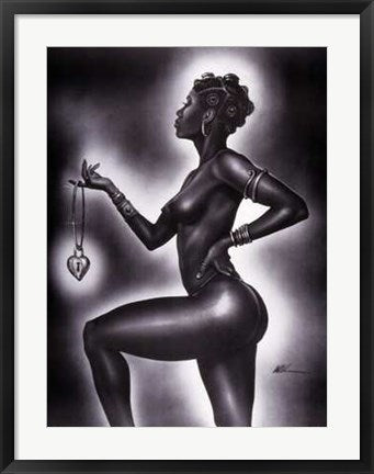 Framed Lock and Key (Female) by WAK – Kevin A. Williams | 32 x 24