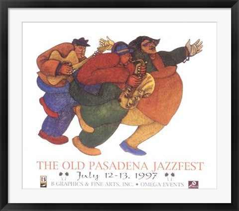 Framed Mo' Jazz by Charles Bibbs | 27 1/2 X 32