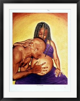 Framed Love and Cherish by Fred Mathews | 32 x 24