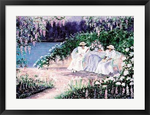 Framed Afternoon Tea by Consuelo Gamboa | 20 x 26