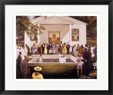 Framed Baptism by Ernest Watson | 19 x 24