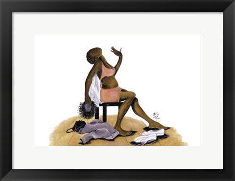 Framed Overheated by Annie Lee | 13 1/2 x 17