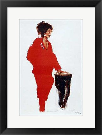 Framed Sophisticated Lady by Ted Ellis | 18 x 12