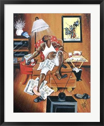 Framed In Control by Annie Lee | 24 1/4 x 21