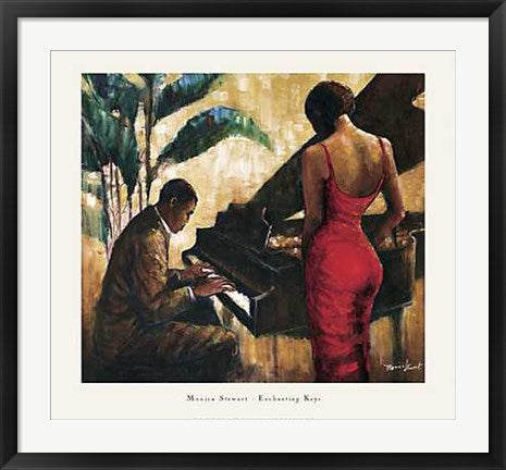 Framed Enchanting Keys by Monica Stewart | 26 1/2 x 29