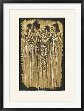 Framed Sisters in Spirit by Monica Stewart | 34 x 24