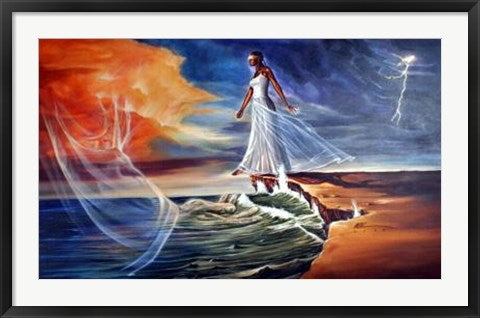 Framed Step Out on Faith: Female by WAK - Kevin A. Williams