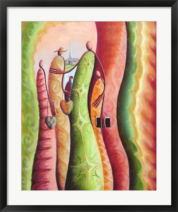 Framed Psalm 122:1 by Okaybabs | 30 1/2 x 23