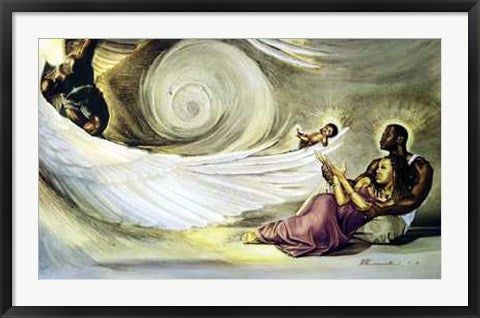 Framed Heaven Sent by WAK - Kevin A. Williams | 23 x 38