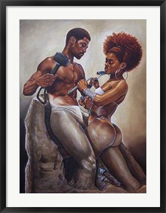 Framed Made 4 Each Other by WAK - Kevin A. Williams | 36 x 24