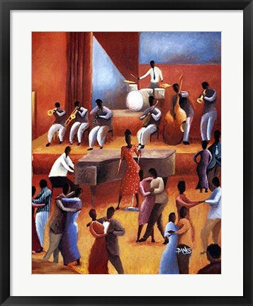 Framed The Jazz Singer by Jason Delancey | 28 x 22