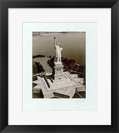 Framed Art Statue of Liberty by Christopher Bliss | 16 x 12