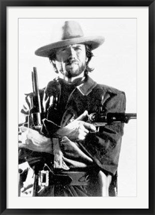 Framed Clint Eastwood 36 x 24