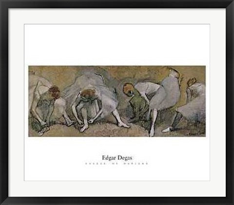 Framed Frieze of Dancers by Edgar Degas | 22 x 28